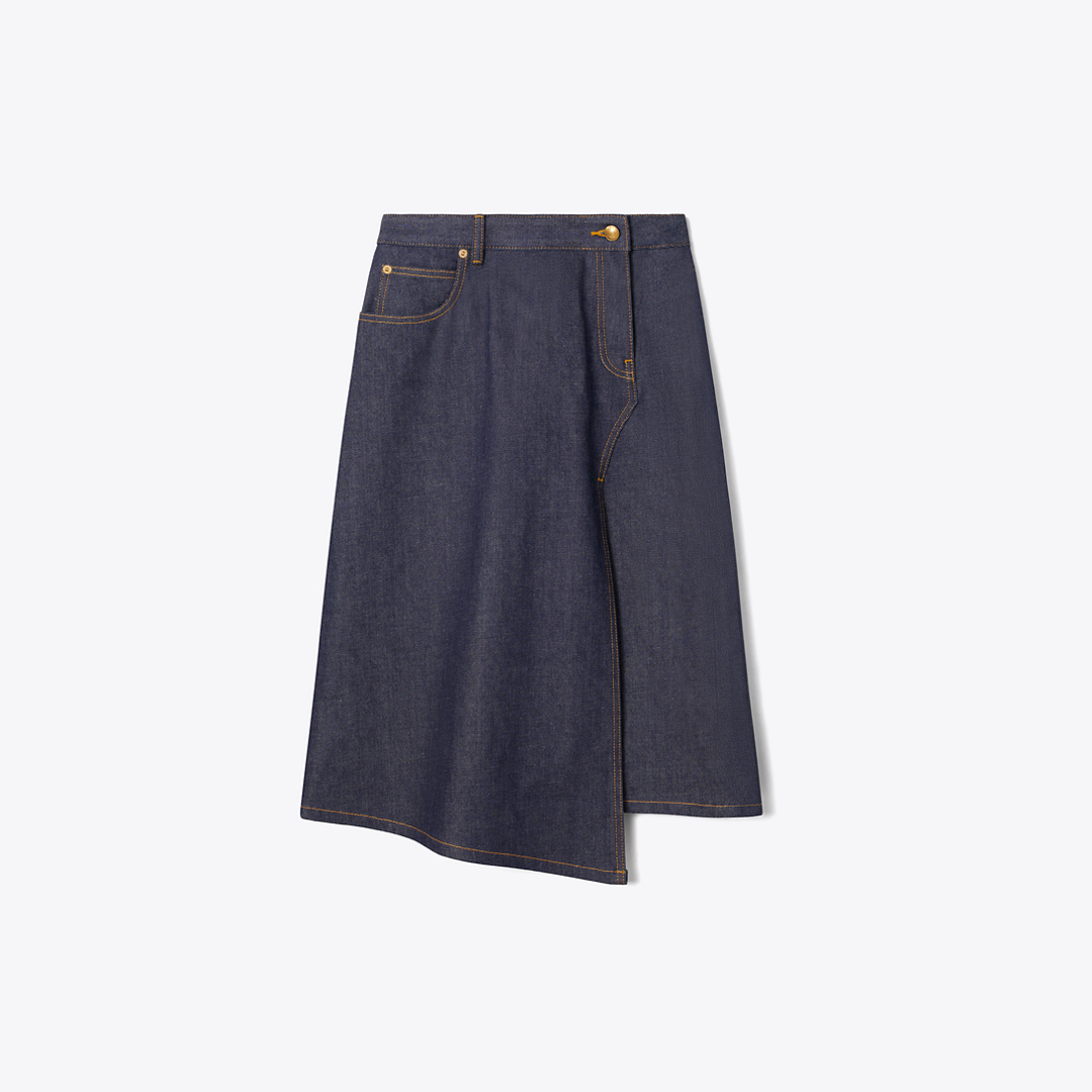 Cotton Denim Skirt
