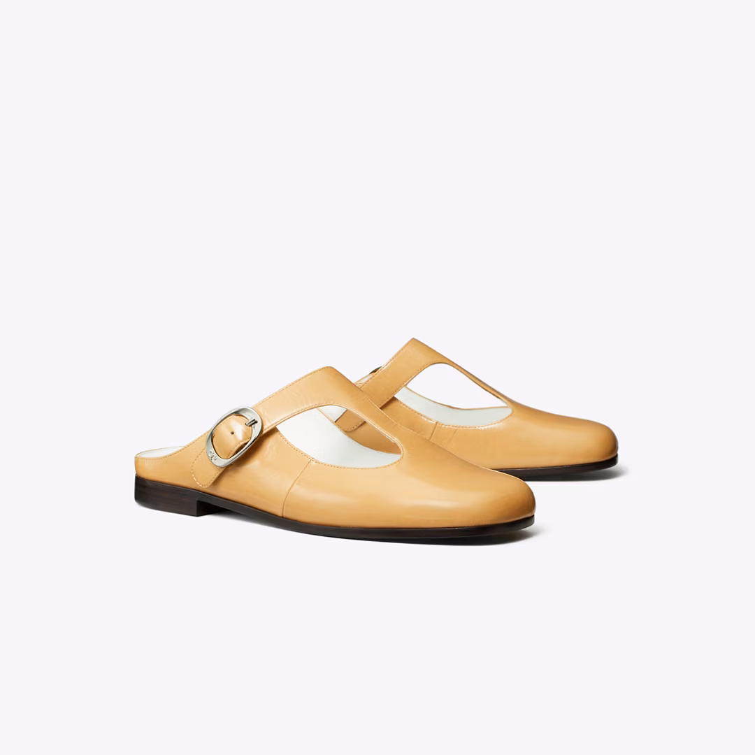 Violet T-Strap Mule
