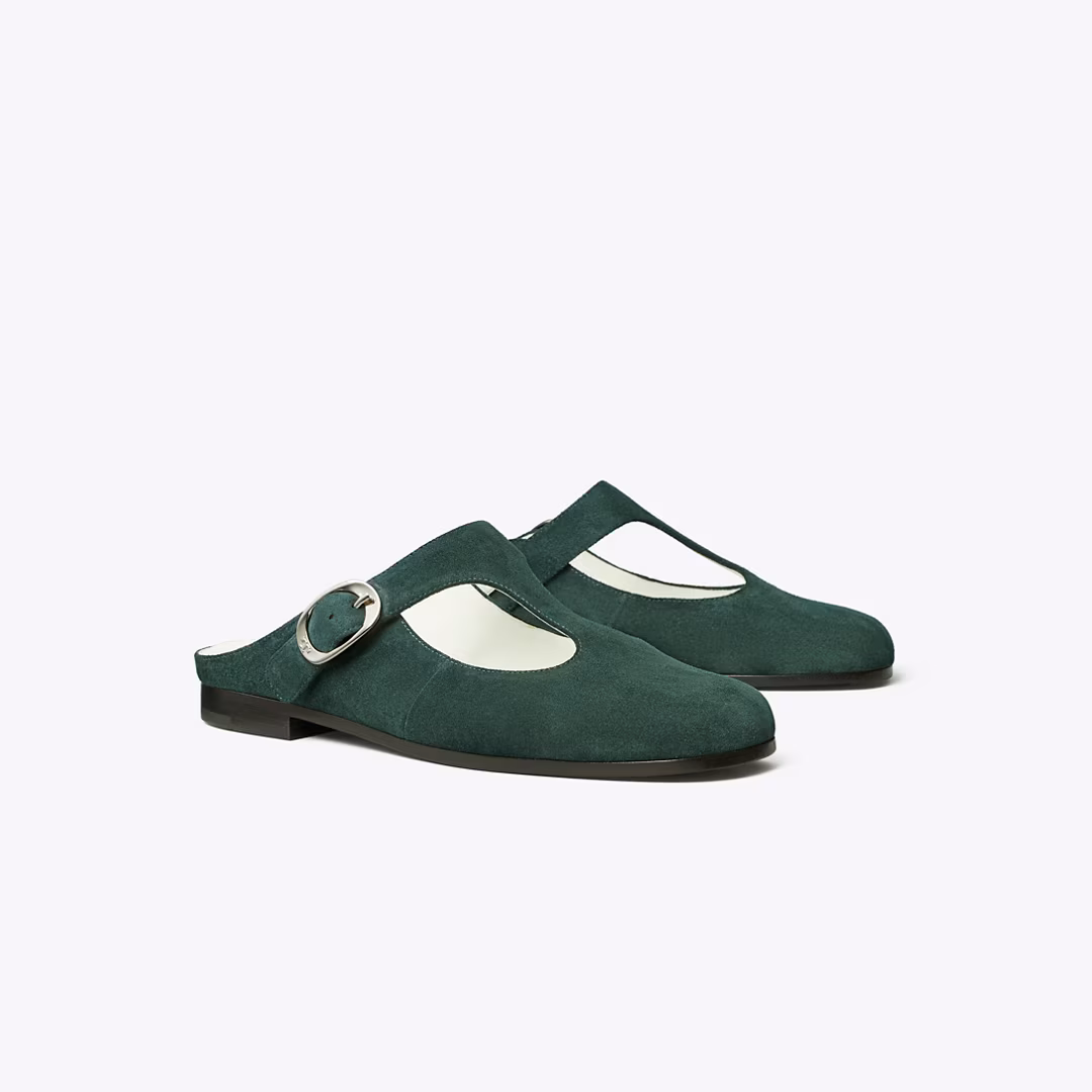 Violet T-Strap Mule