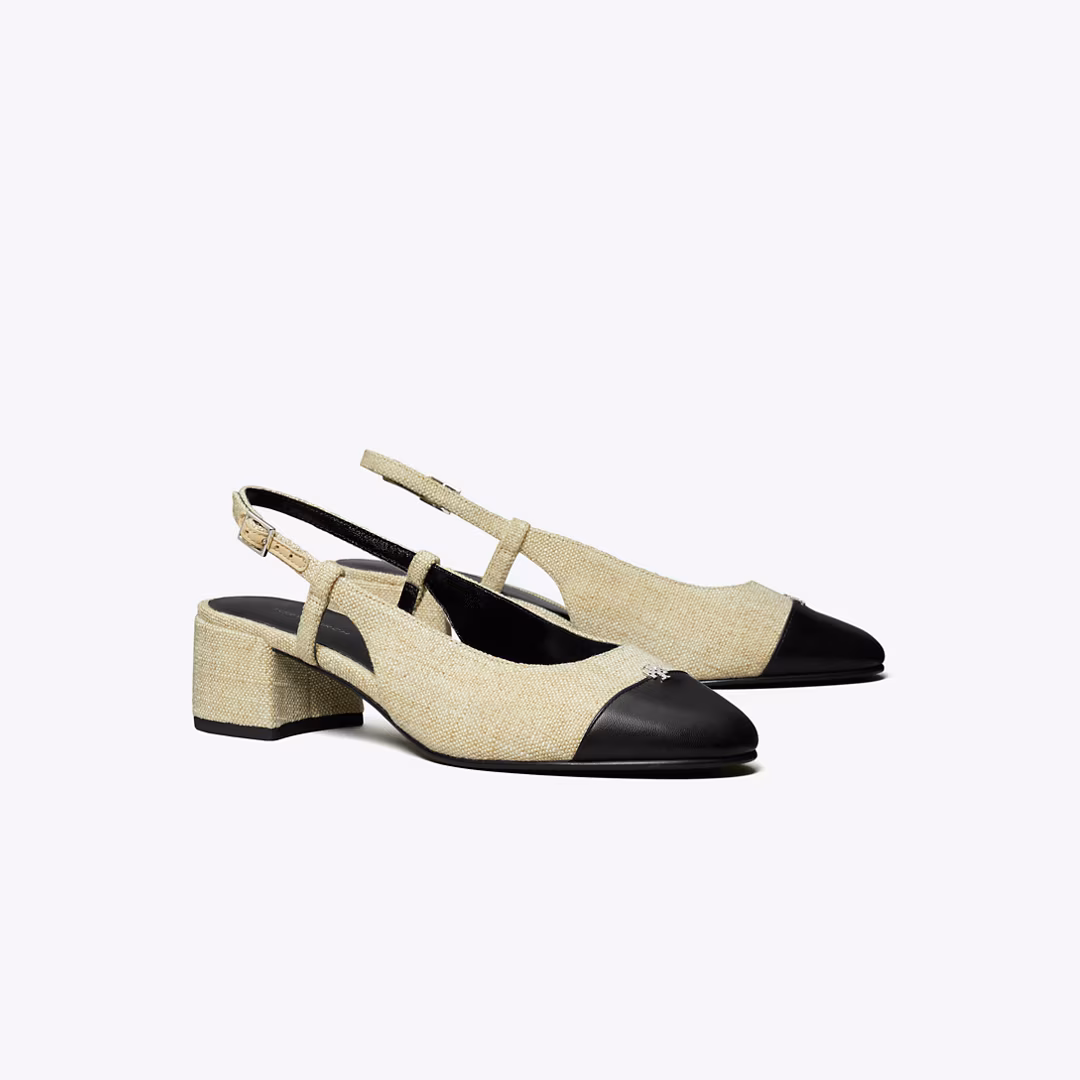 Cap-Toe Slingback