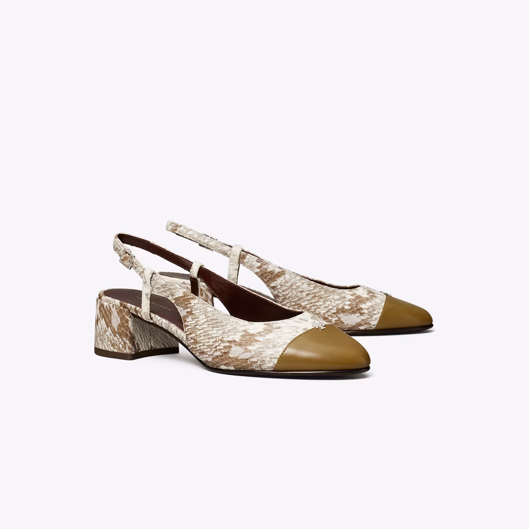 Cap-Toe Slingback
