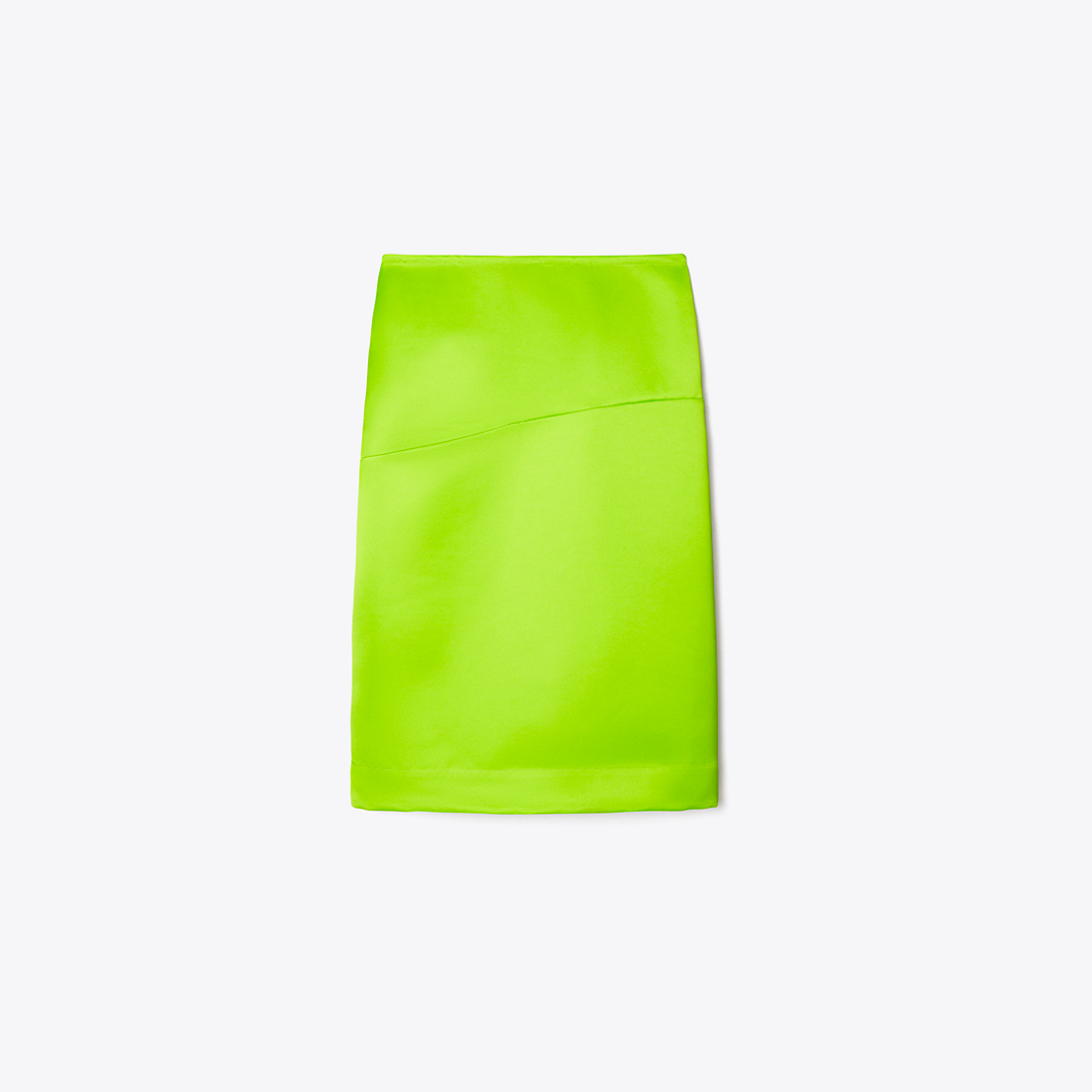 Deconstructed Satin Skirt