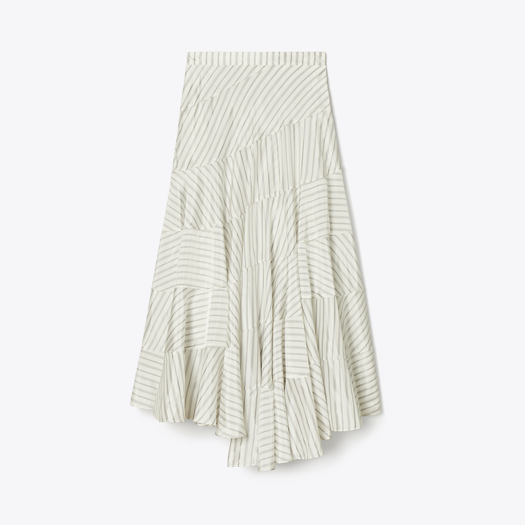 Asymmetrical Viscose Skirt