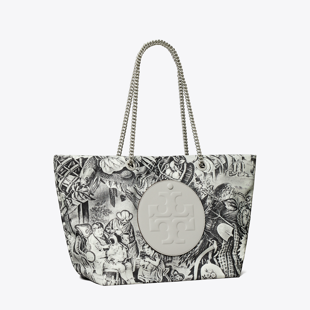 Ella Printed Chain Tote by Tory Burch