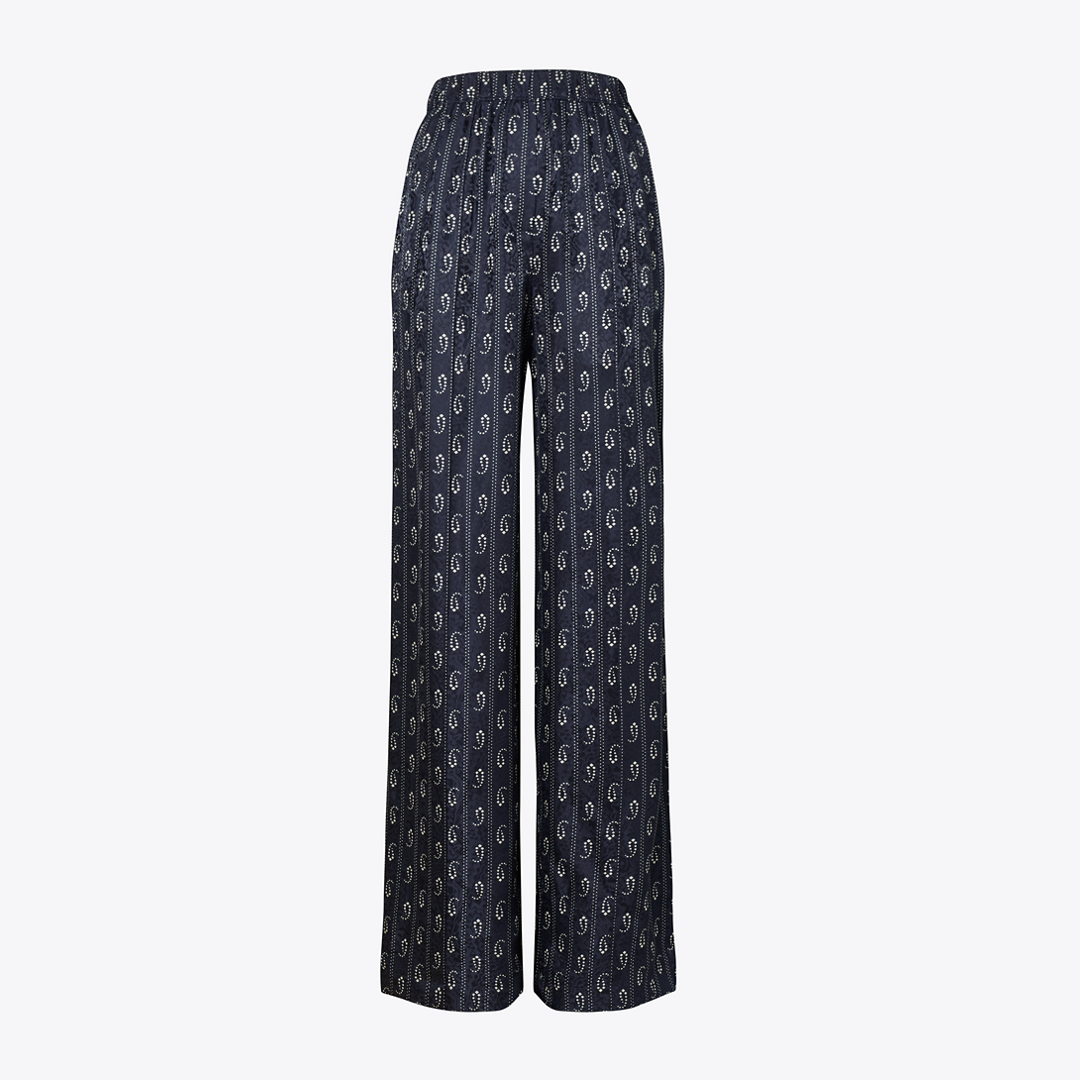 Relaxed-Fit Jacquard Pants