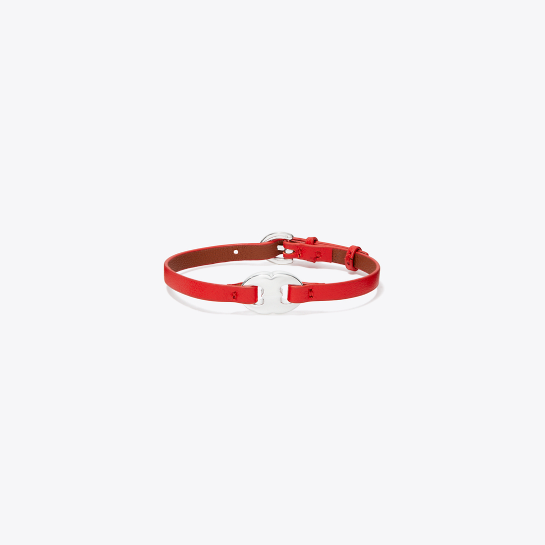 Gemini Link Leather Bracelet