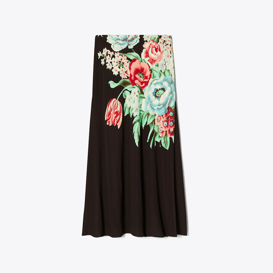Printed Jersey Skirt