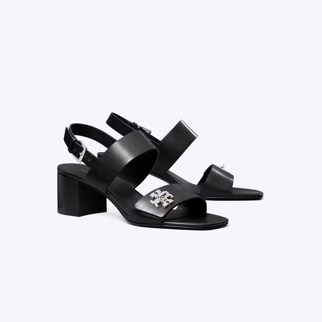 Turnlock Heeled Sandal