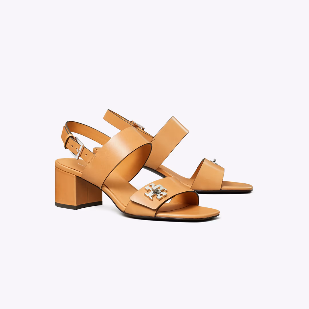 Turnlock Heeled Sandal