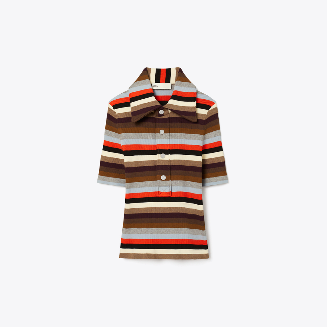 Viscose Ribbed Polo