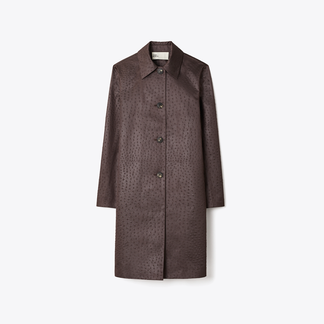 Viscose Car Coat by Tory Burch