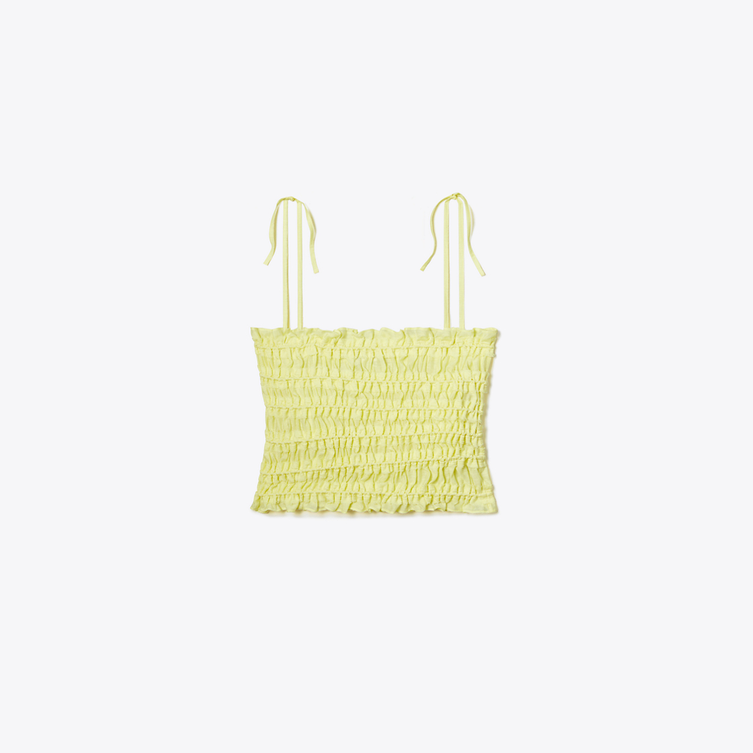 Smocked Viscose Top