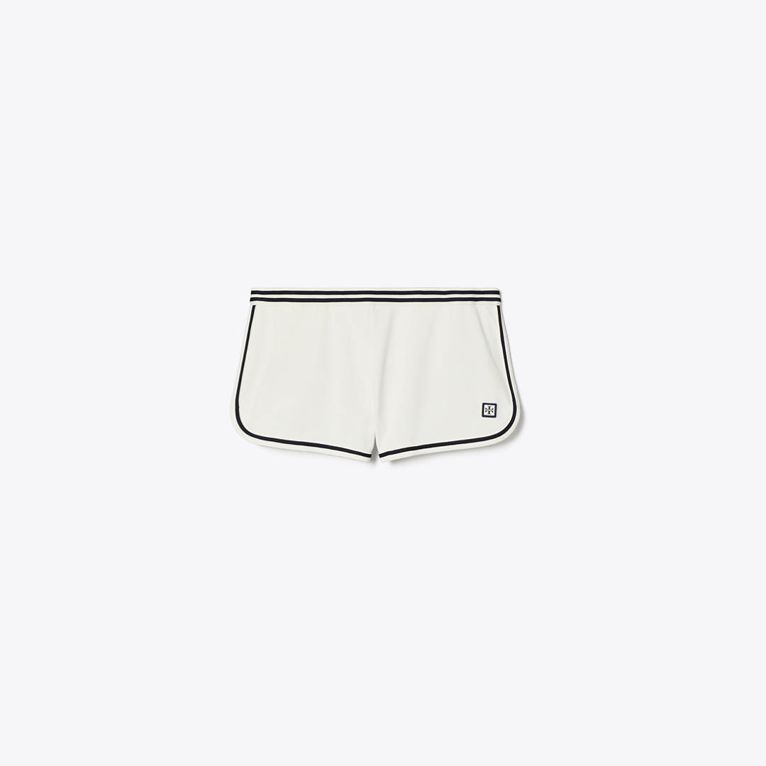 Striped Tennis Short by Tory Burch
