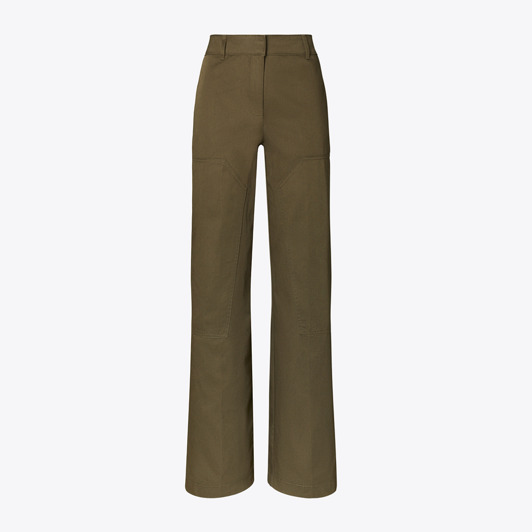 Cotton Cargo Pant by Tory Burch