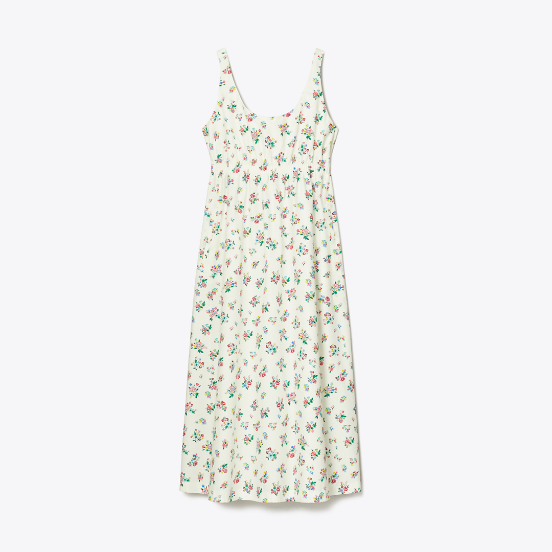 Bonded Poplin Dress