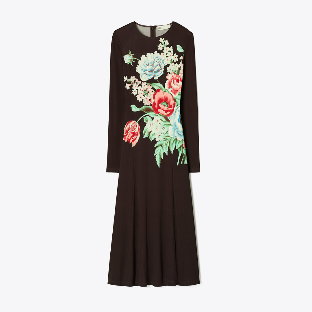 Printed Jersey Dress
