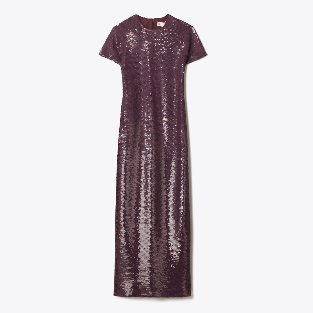 Sequined T-Shirt Dress