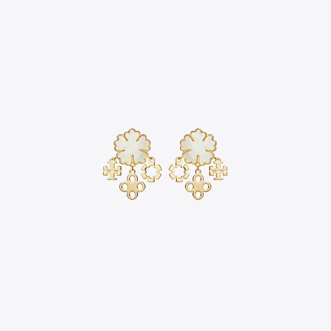 Forget Me Not Cluster Earrings