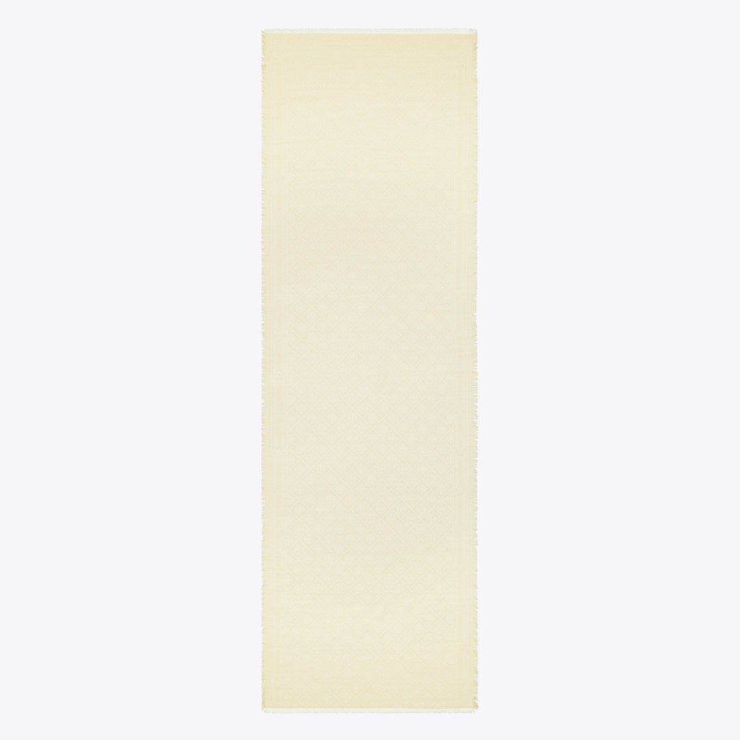 T Monogram Jacquard Oblong Scarf