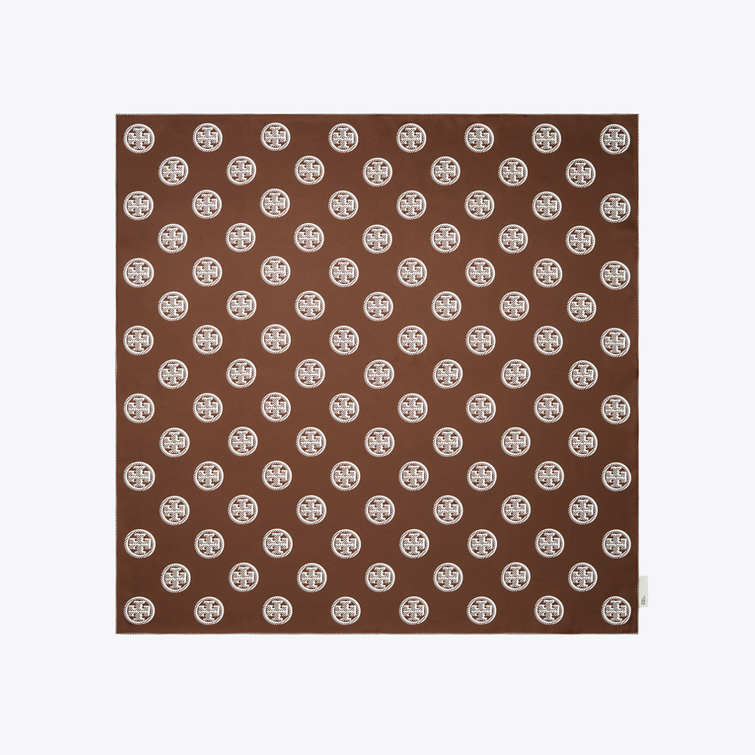 Medallion Logo Silk Square Scarf