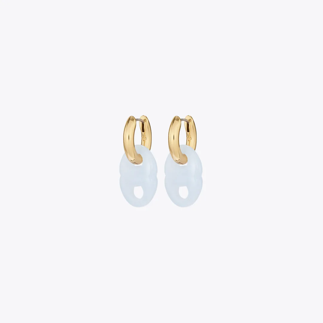 Gemini Link Small Hoop Earrings