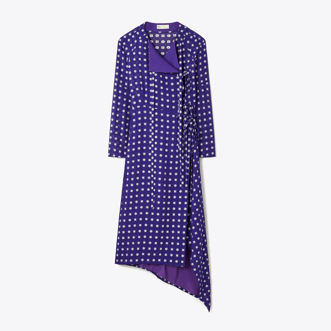 Jacquard Wrap Dress