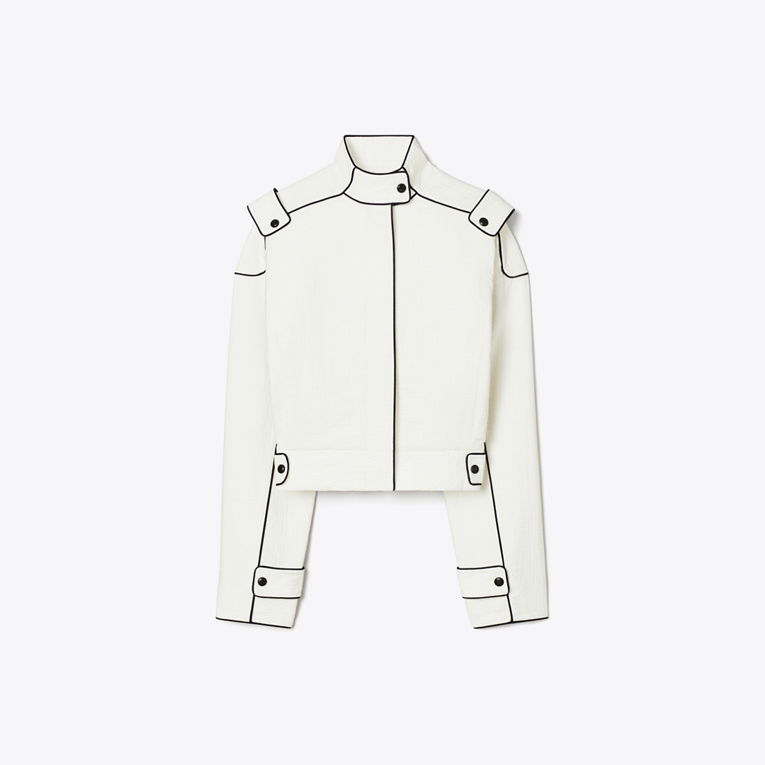 Cotton Bombér Jacket by Tory Burch
