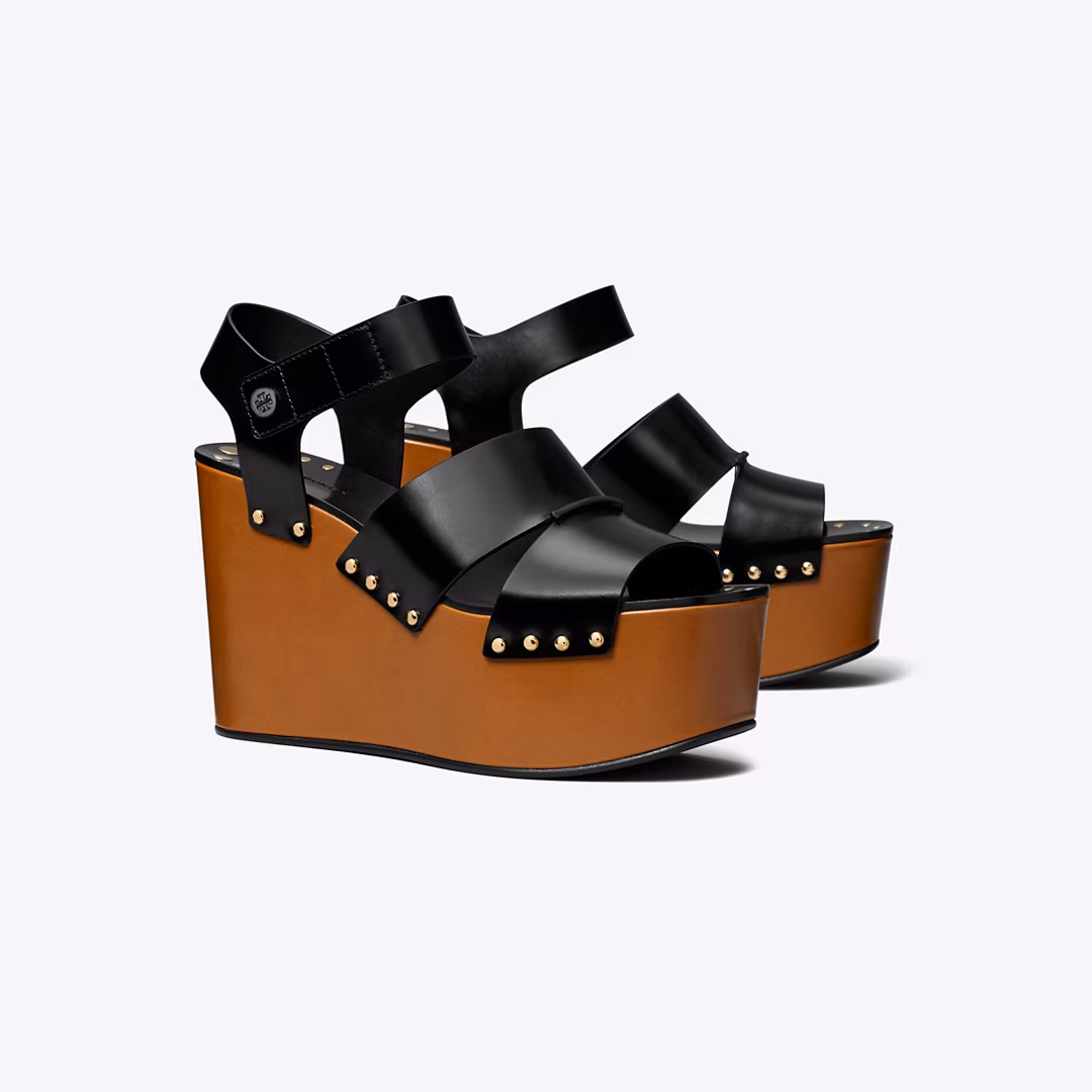 Studded Platform Wedge by Tory Burch