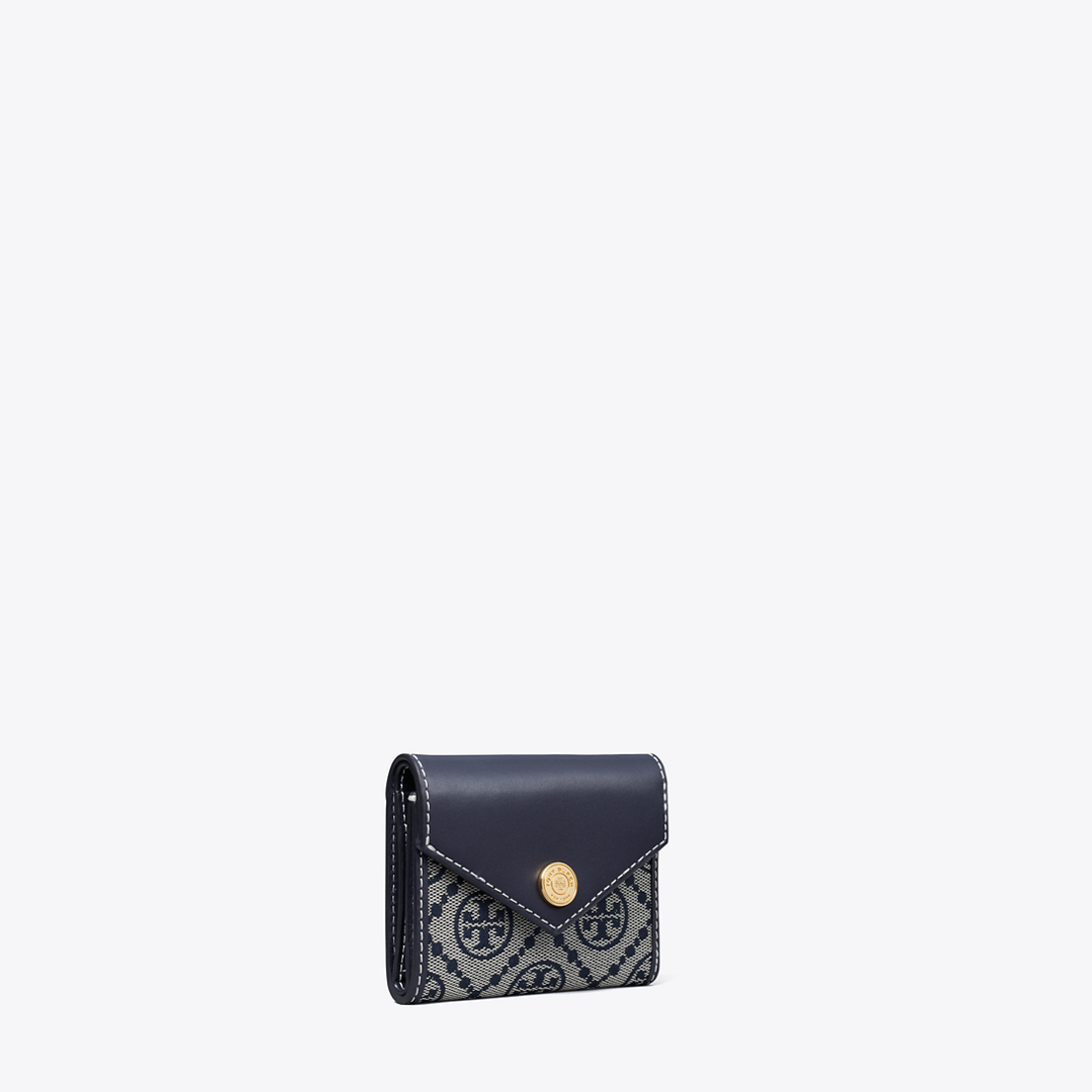 T Monogram Small Envelope Wallet