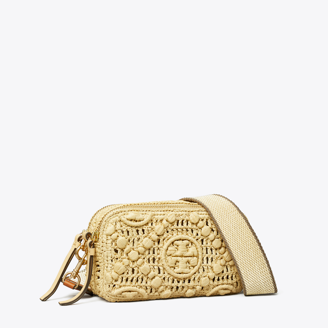 Mini Miller Raffia Crossbody Bag