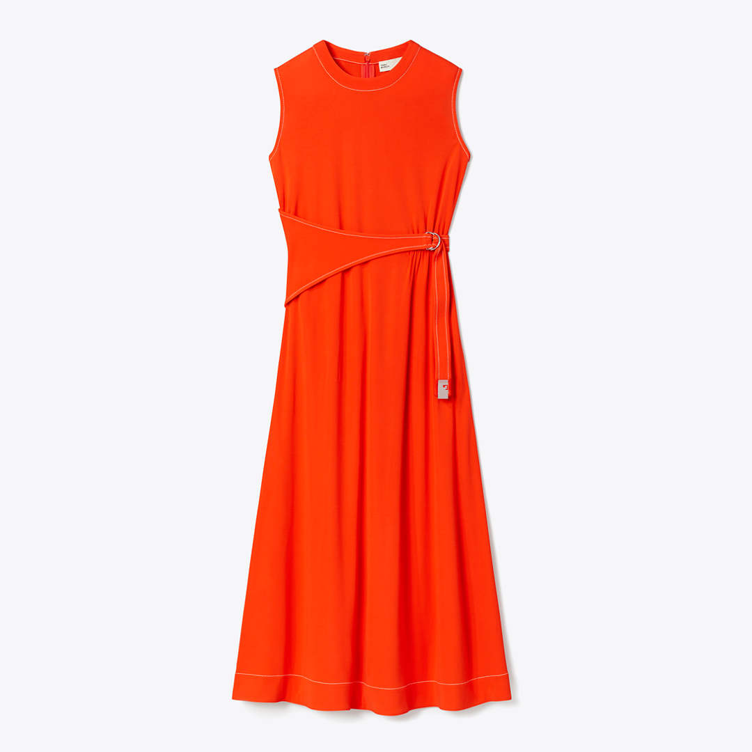 Belted Jersey Dress