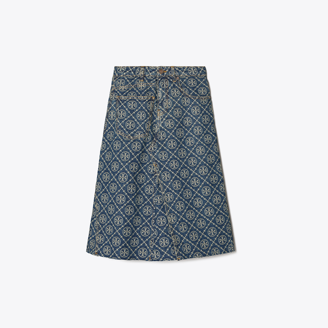 Deconstructed Denim Skirt