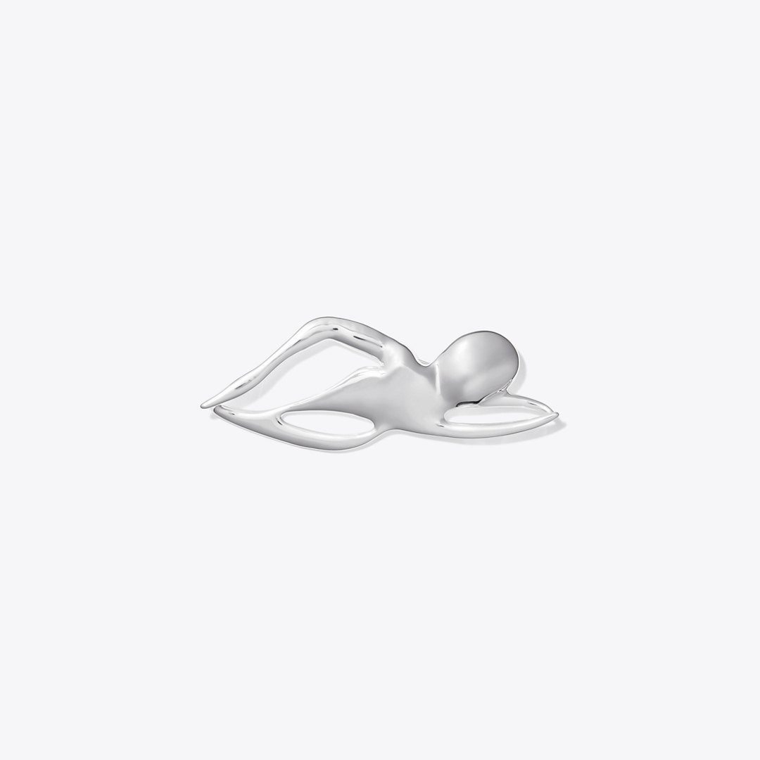 Swimmer Brooch by Tory Burch