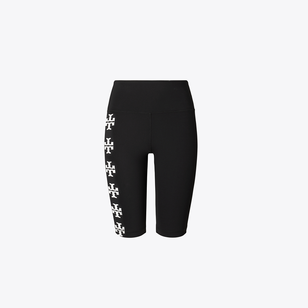 Tory Burch Compression Logo Bike Short