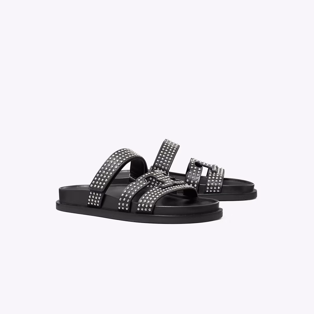 Ines Burch Studded Slide