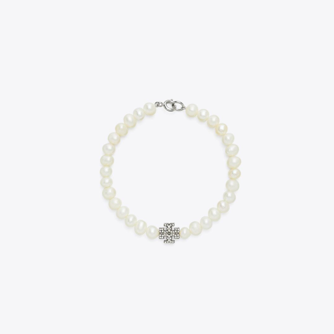Moondance Pearl and Pavé Bracelet