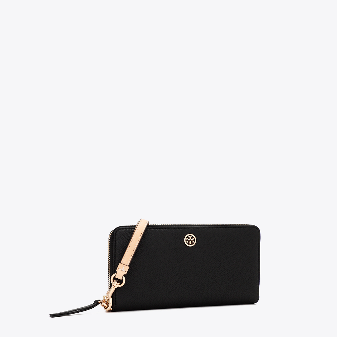 Robinson Pebbled Zip Continental Wallet
