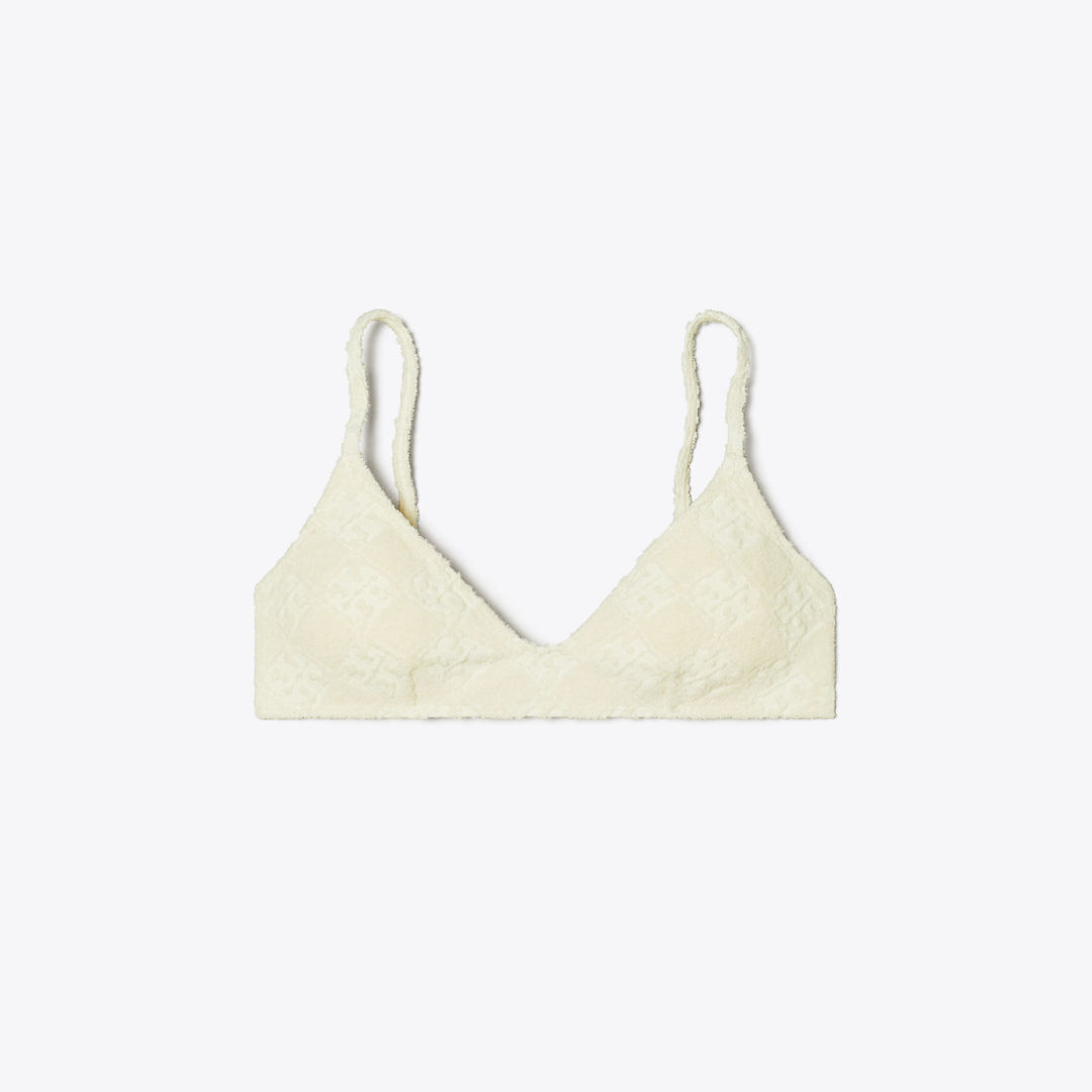Terry Logo Bikini Top