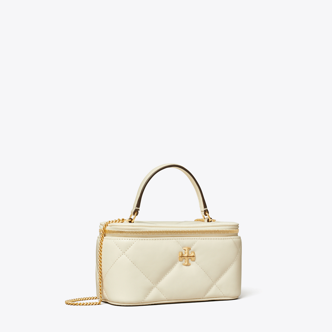 Kira Diamond Quilt Vanity Case by Tory Burch