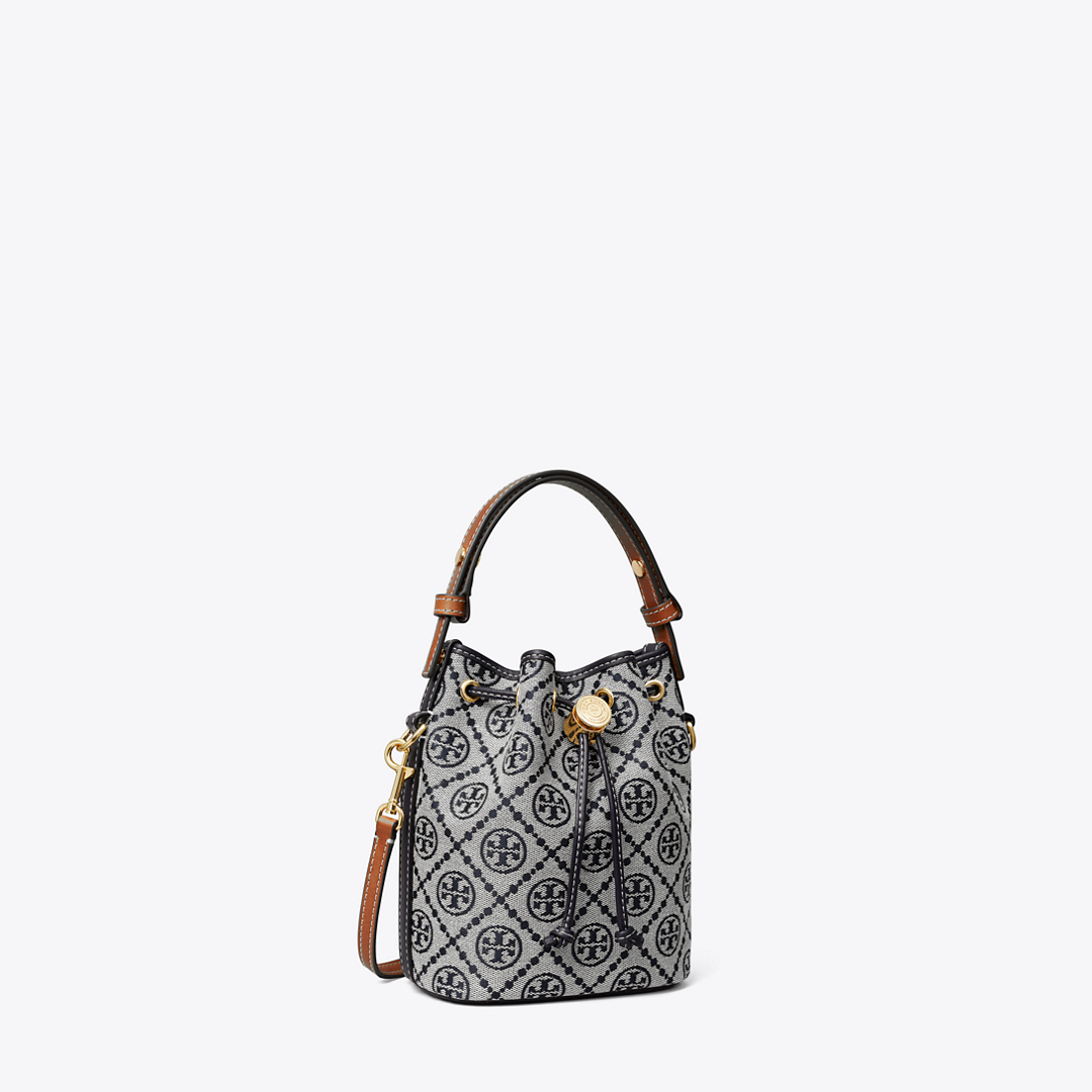 T Monogram Mini Bucket Bag