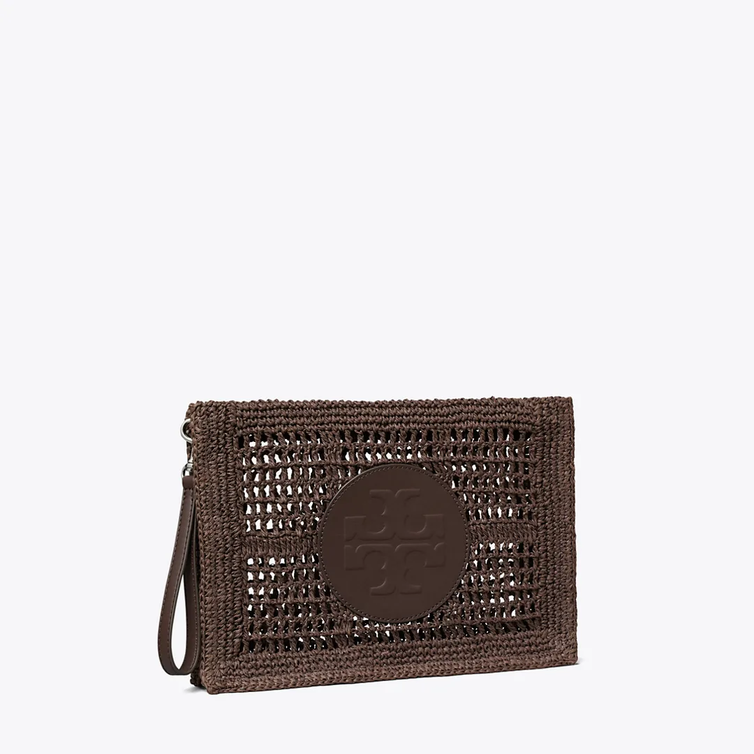 Ella Hand-Crocheted Pouch by Tory Burch