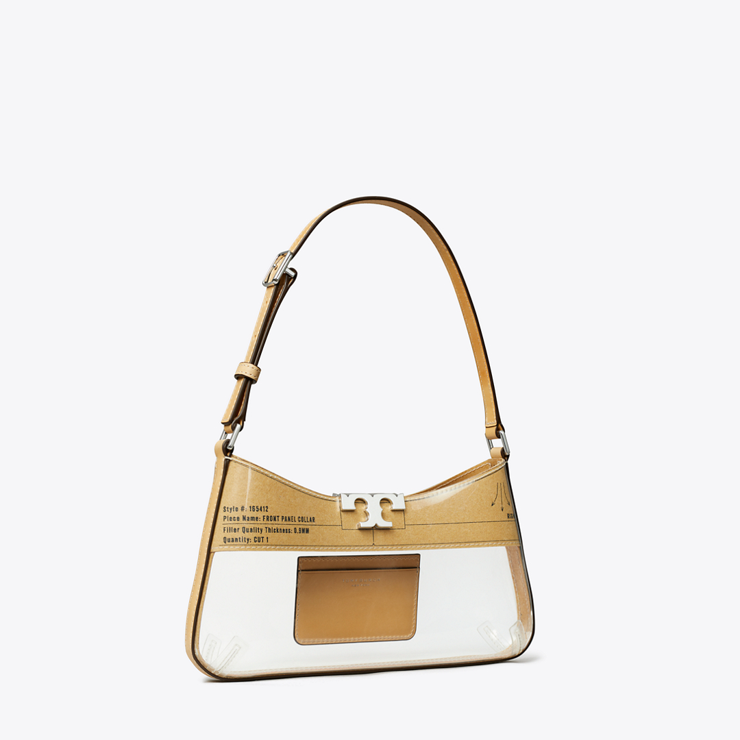 Eleanor Clear Slim Shoulder Bag by Tory Burch