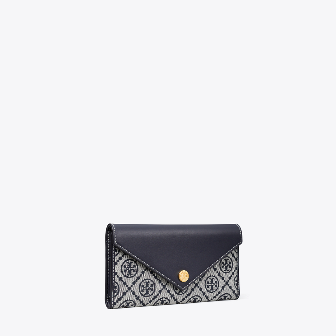 T Monogram Envelope Wallet