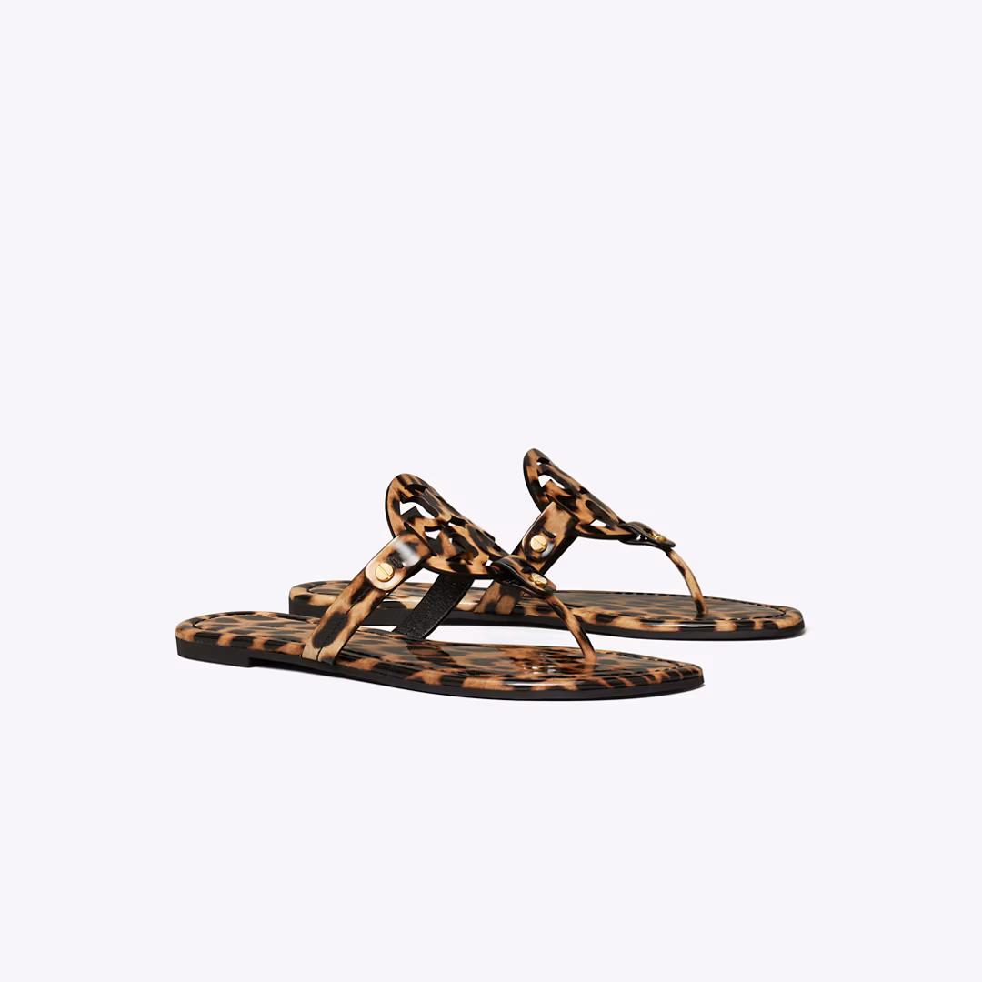 Miller Printed Patent Sandal