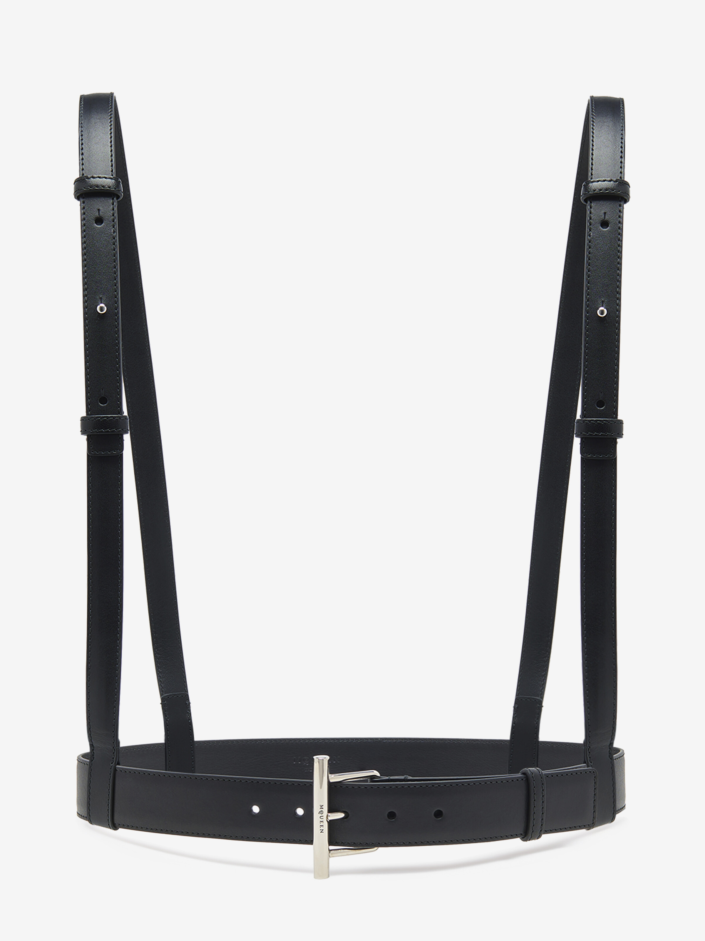 T-Bar Harness Belt - Black - Men - 90 by MCQUEEN