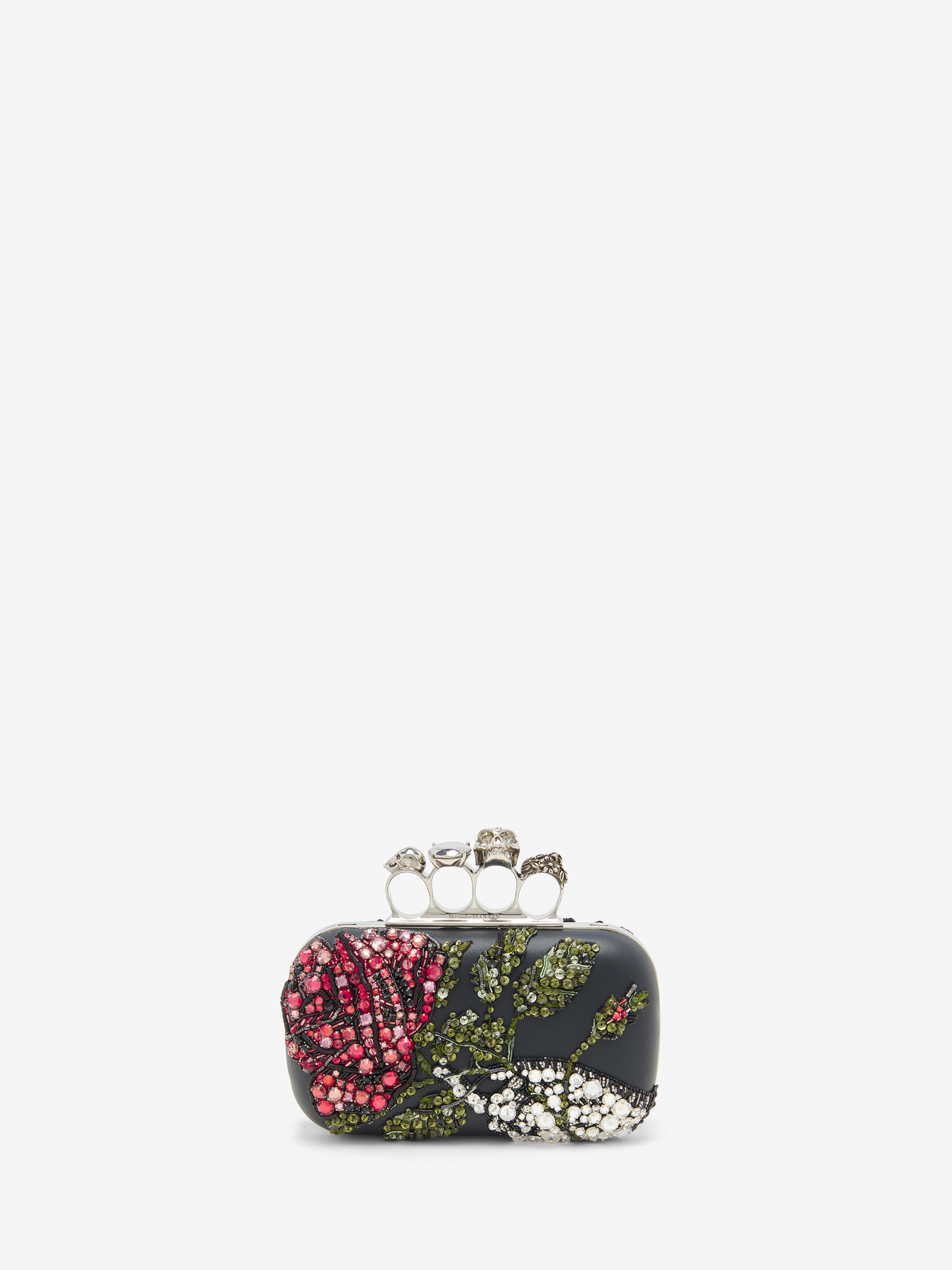 Skull Knuckle Clutch - Multicoloured - Women by MCQUEEN