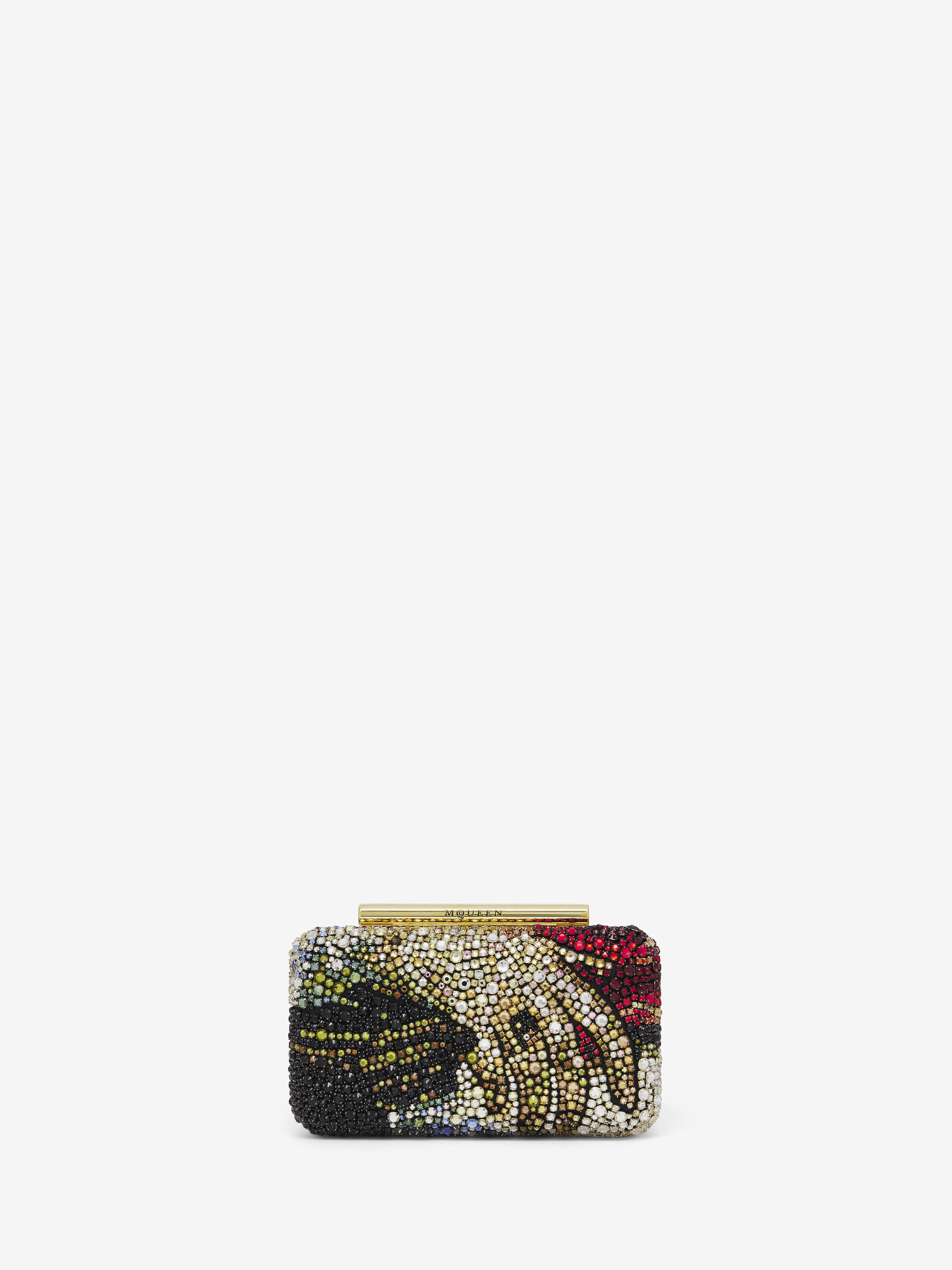 McQueen T-Bar Box Clutch - Multicoloured - Women by MCQUEEN