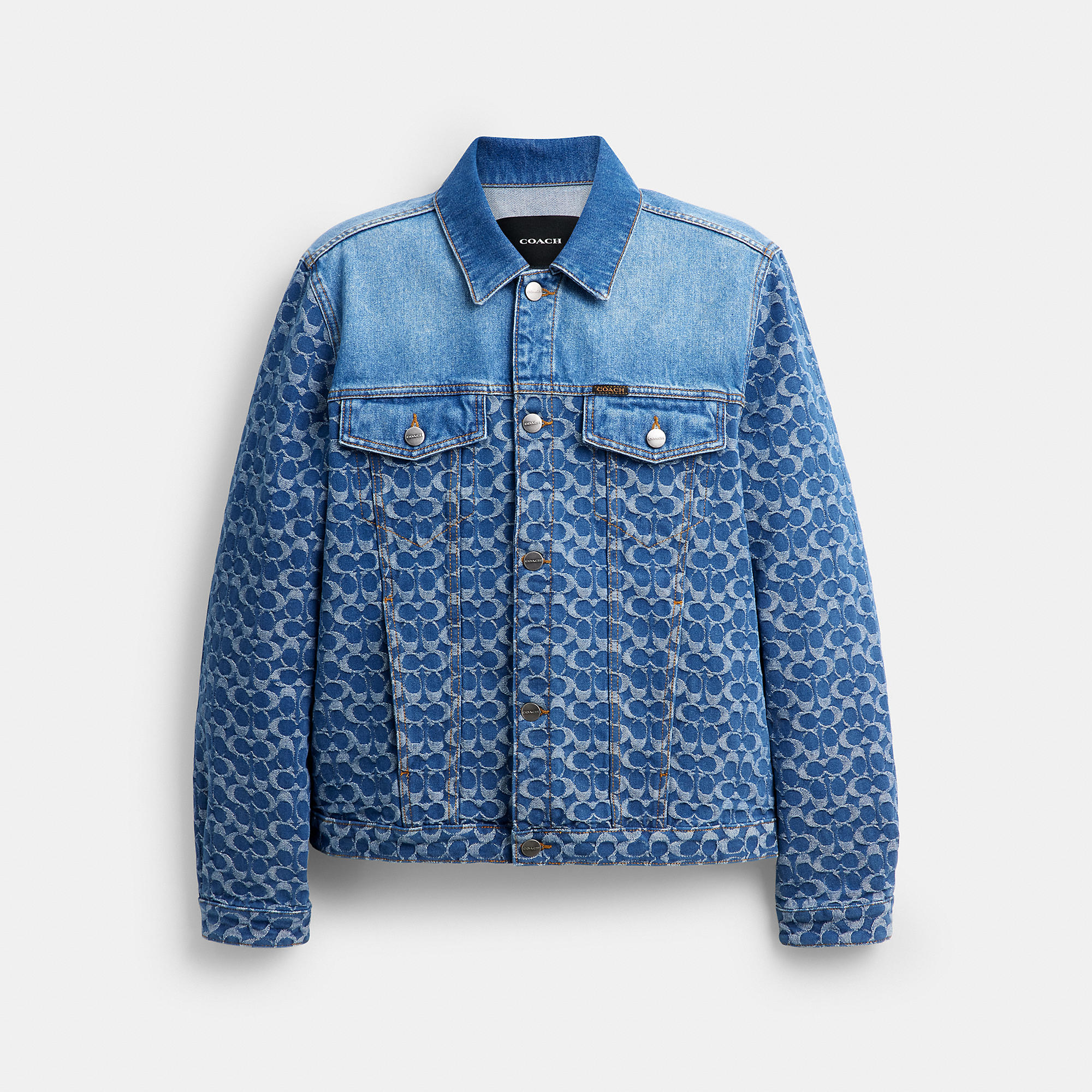 Signature Trucker Jacket In Organic Cotton