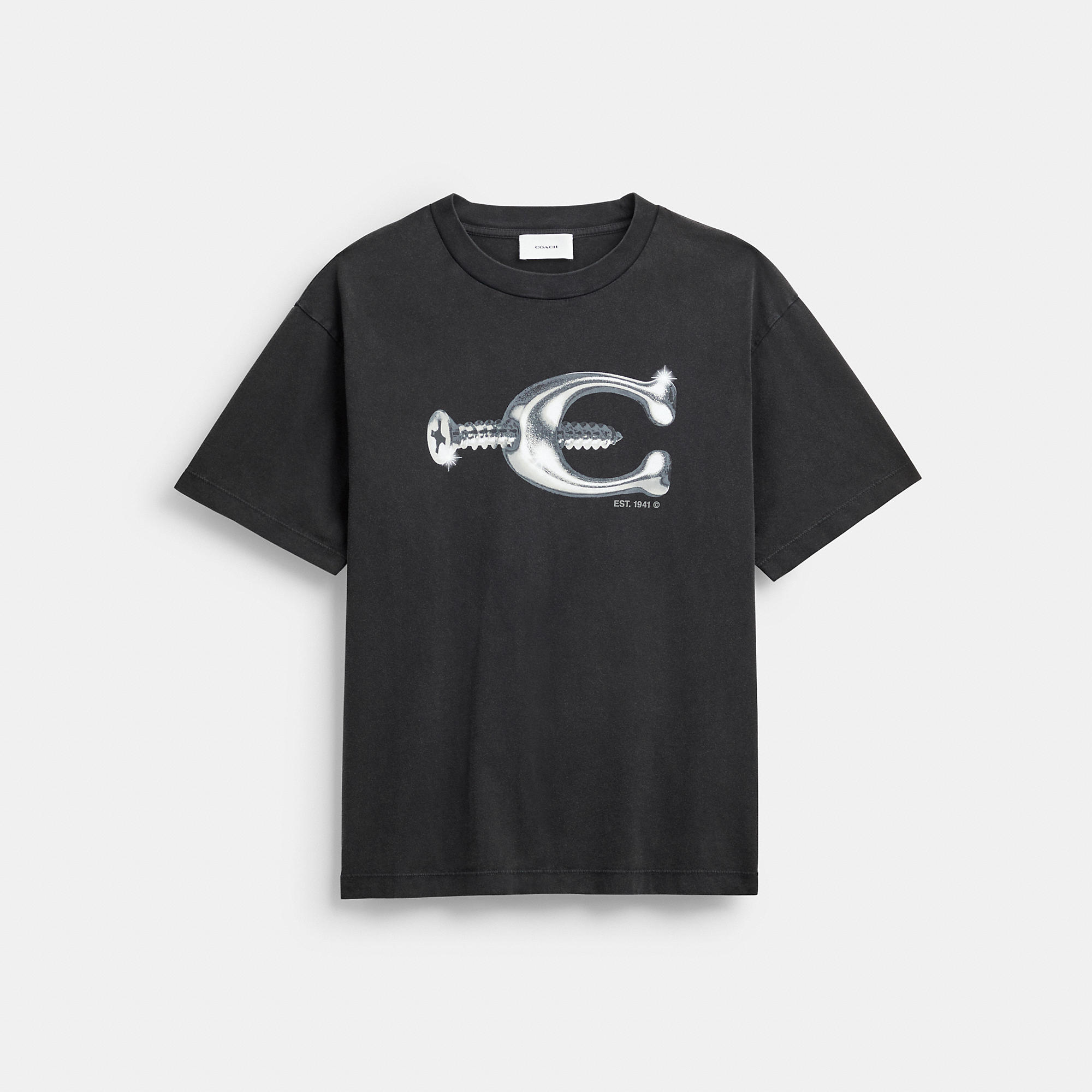 Hardware Relaxed T-Shirt In Organic Cotton