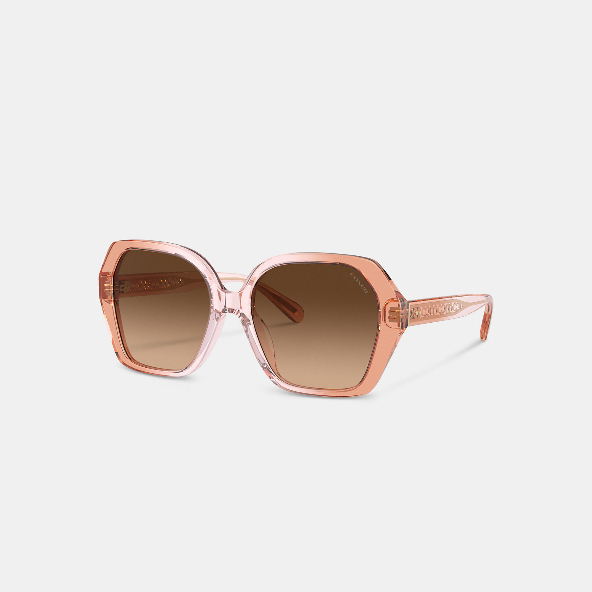 Signature Ombré Geometric Square Sunglasses